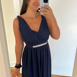 Navy Blue Bridesmaids Dress/ Wedding guest dress